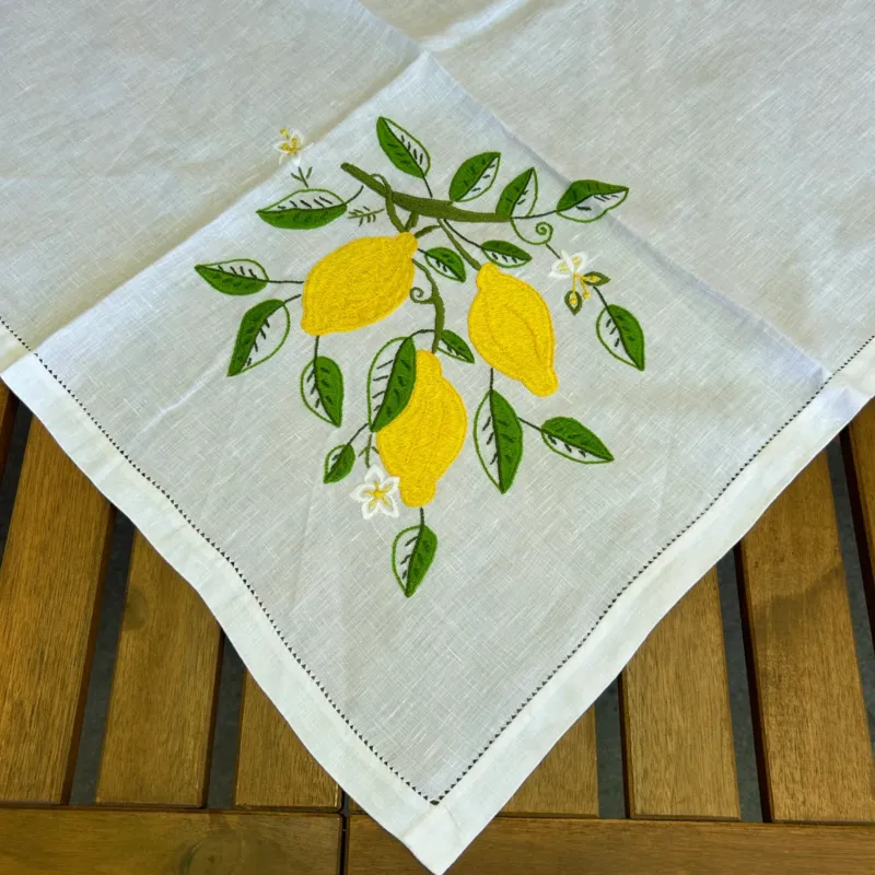 Strofinaccio in puro lino LIMONI (166) By Mondo Biancheria Offerta Del Giorno