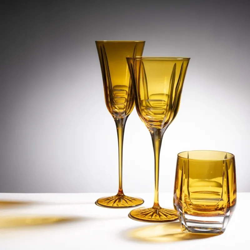 Promozione Set 2 Tumbler + Calici + Flute GEM AMBRA - Weissestal