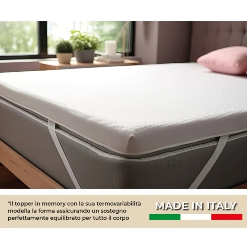 Promozione Esclusiva Topper Memory Foam VARIE MISURE by Coconuda Malika Home