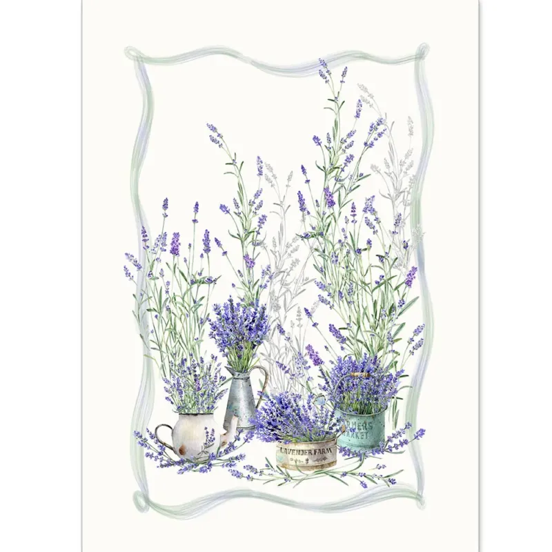 Ultime Pezzi Strofinaccio LAVANDER by Tessitura Randi