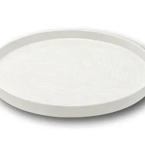 Di Tendenza Piatto Piano con bordo OSLO Breath bianco - Saturnia
