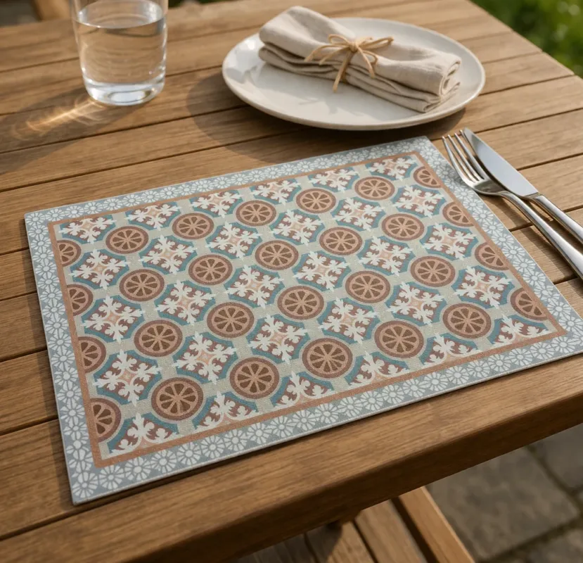 Tovaglietta Americana Mediterraneo 33x45 cm in PVC Impermeabile - Made in Italy Saldi