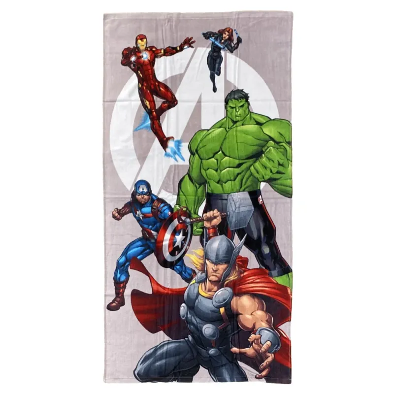 Telo Mare Avengers in 100% Cotone 70x140 cm - Marvel Ultima Occasione