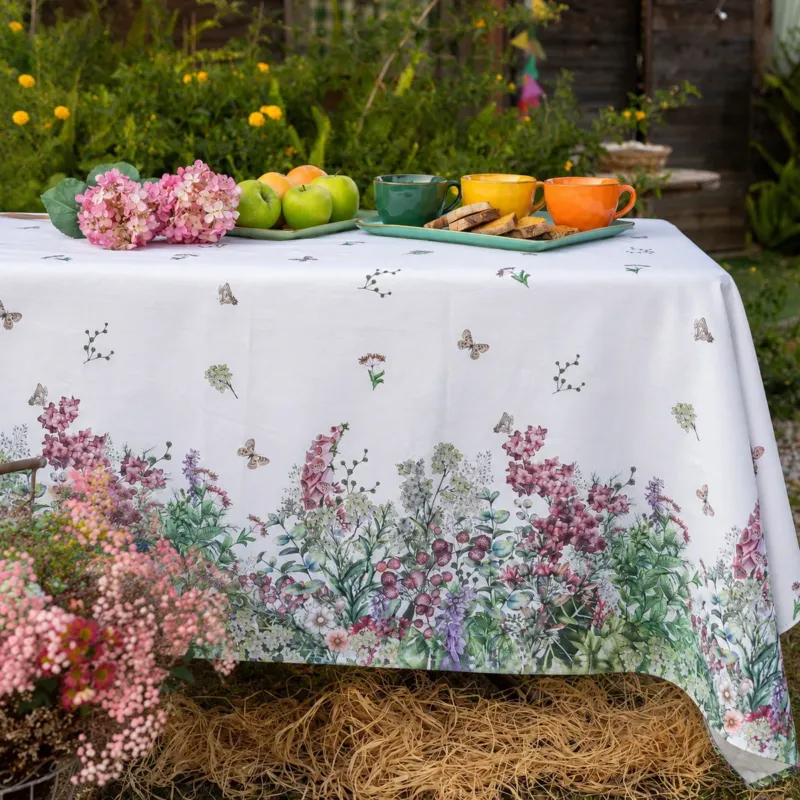 Tovaglia Stampa Digitale "Fior di Ribes" 100% Cotone Made in Italy - L‘Atelier17 Di Tendenza