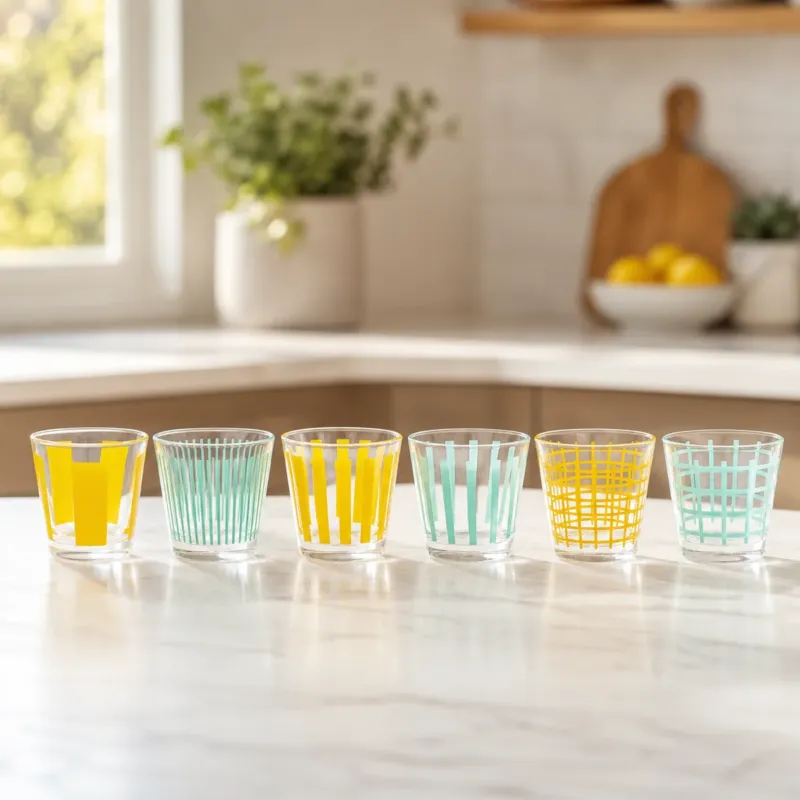 Set 6 Bicchieri Acqua Elba in Vetro - Excelsa Must-Have