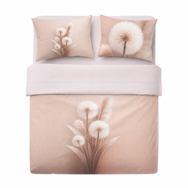Professionale Completo Lenzuola Copriletto Matrimoniale SOFFIO 100% Cotone - Biancaluna