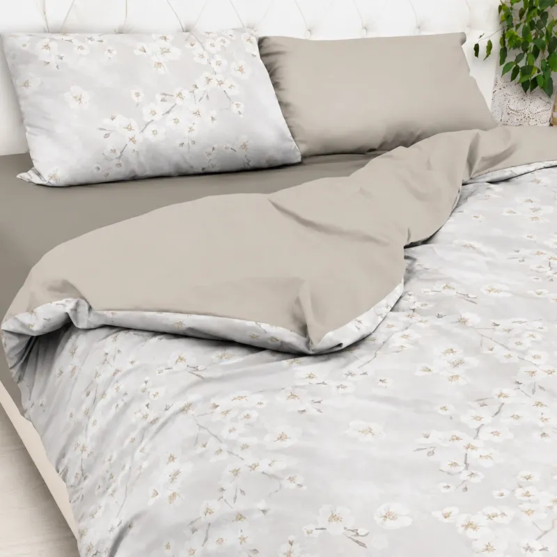 Offerta Limitata PARURE COPRIPIUMINO MATRIMONIALE INFINITY STAMPA DIGITALE DELICATE - Daunex