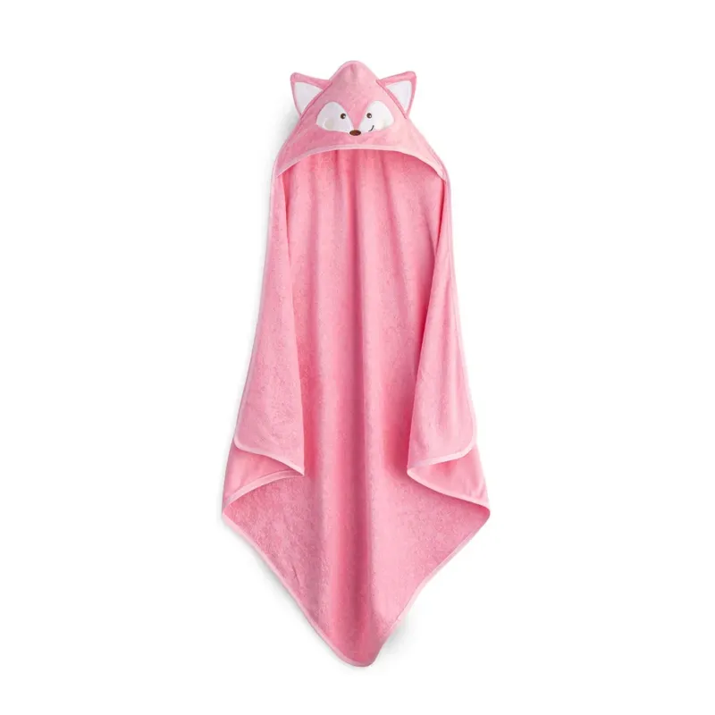 Telo poncho 75X75 cm Fox Rosa in Cotone - Caleffi Offerta Limitata