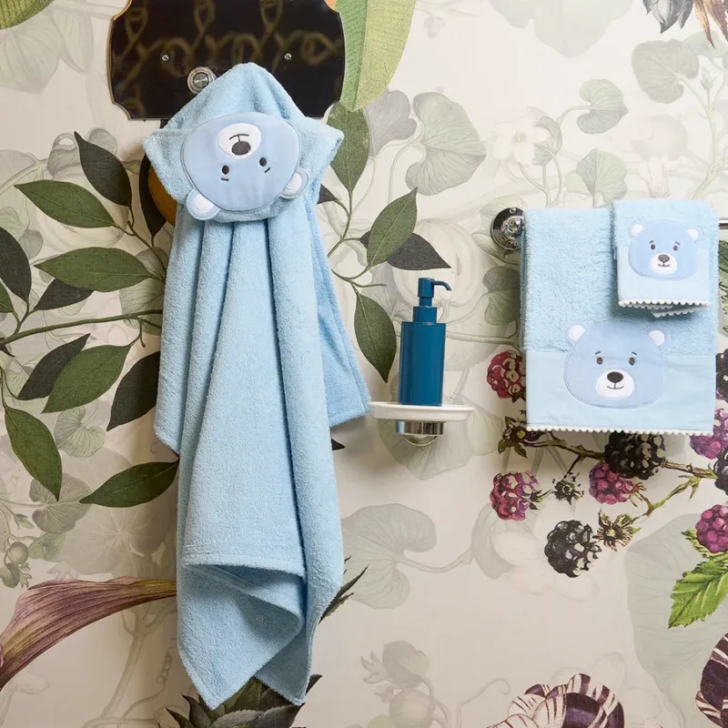 Miglior Prezzo Accappatoio Triangolare Baby in Spugna 100% Cotone Yoghi - Vingi