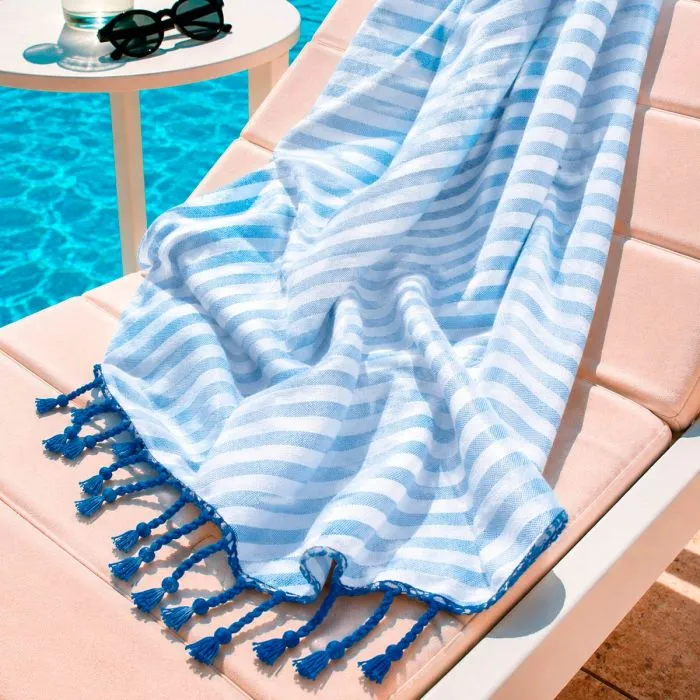 Promozione Esclusiva Telo Mare Mumbai 90x170cm - Antica Tessitura Italiana