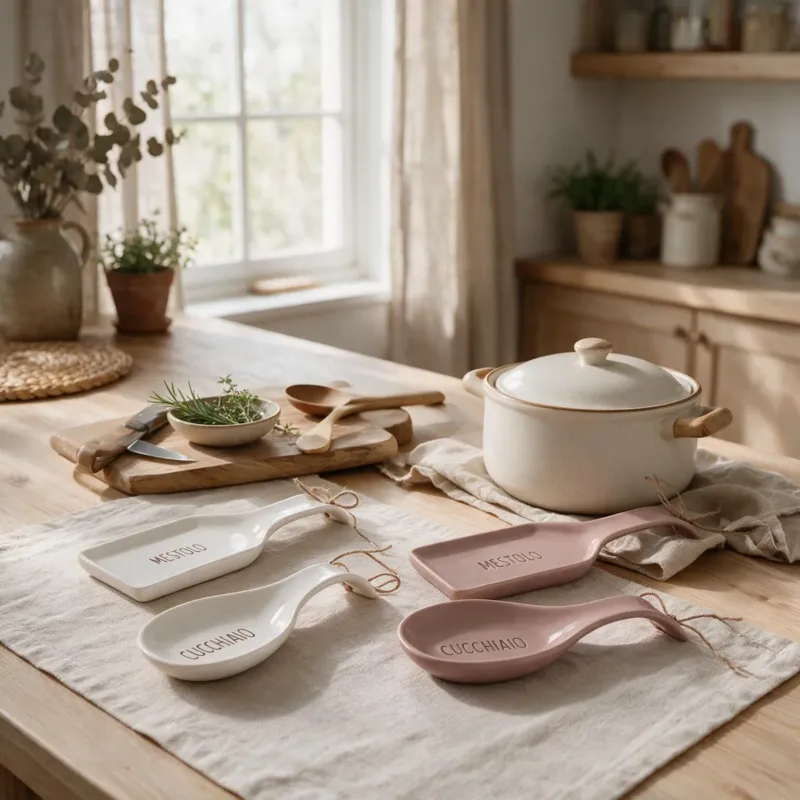 Poggia Mestolo in Ceramica 14x11x3cm - Cucina&Cottura Scelto Dai Clienti
