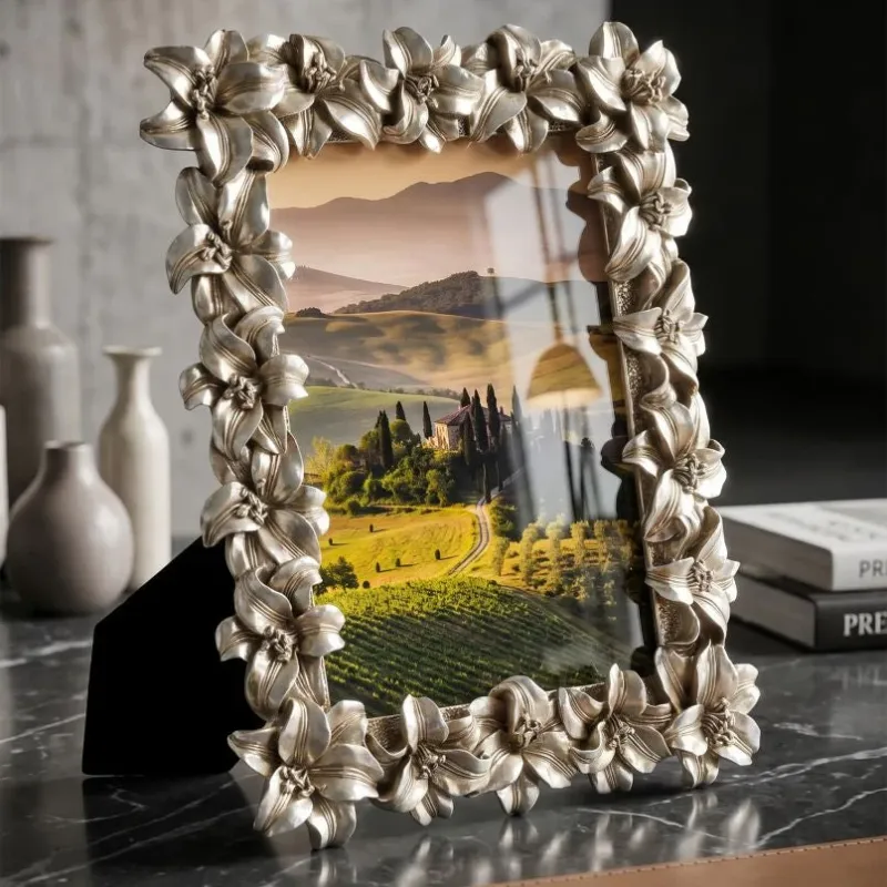 Spedito Oggi Cornice Stile Glamour Con Fiori 22X2,2X27,3 - Ferretti
