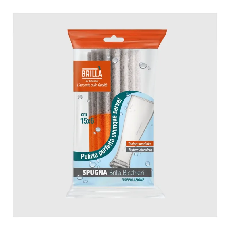 Spugna Brillà Bicchieri “Dual Action” Promozione