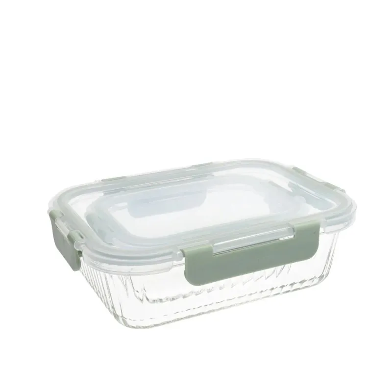 Soddisfatti O Rimborsati BRANDANI Set 2 contenitori ermetici in vetro – 20,7 x 7 x 15,4 cm
