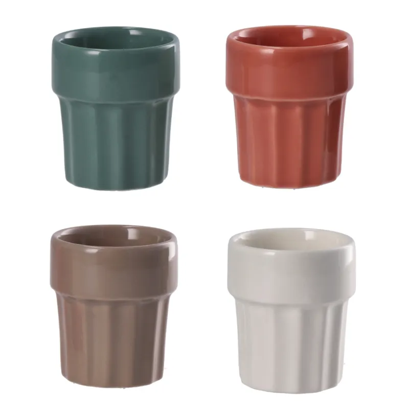 Bicchierino da caffè “Coen” in ceramica assortito – 95 ml Affare
