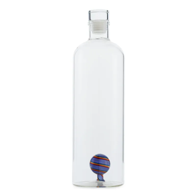 HENRIETTE Bottiglia in vetro borosilicato “Sfera multicolor” – 1,1 lt Solo Oggi