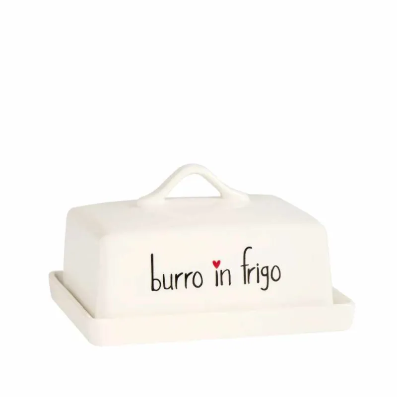 SIMPLE DAY Burriera in gres “Burro in frigo” – 15,2 x 11,3 x 8 cm A Buon Prezzo