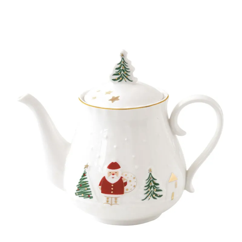 Super Prezzo EASY LIFE Teiera natalizia in porcellana “Let it Snow” – 850 ml