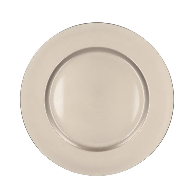 Sottopiatto natalizio “Guzman”color champagne in PPD – ⌀ 33 cm Compra Oggi Stesso