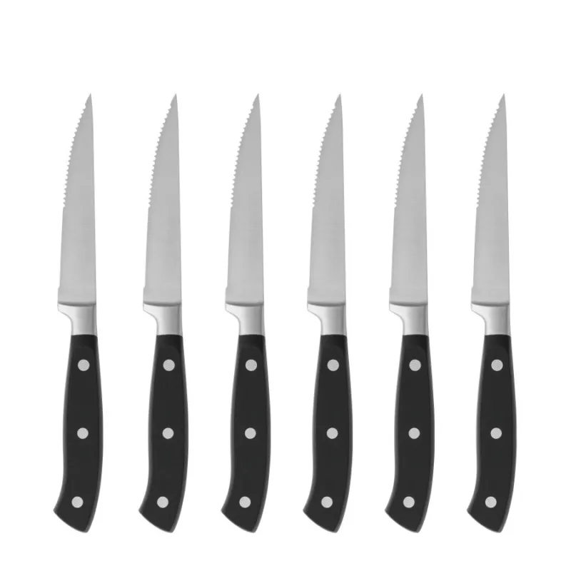 Vendita Finale BRANDANI Set 6 “Coltelli bistecca” cucina acciaio inox