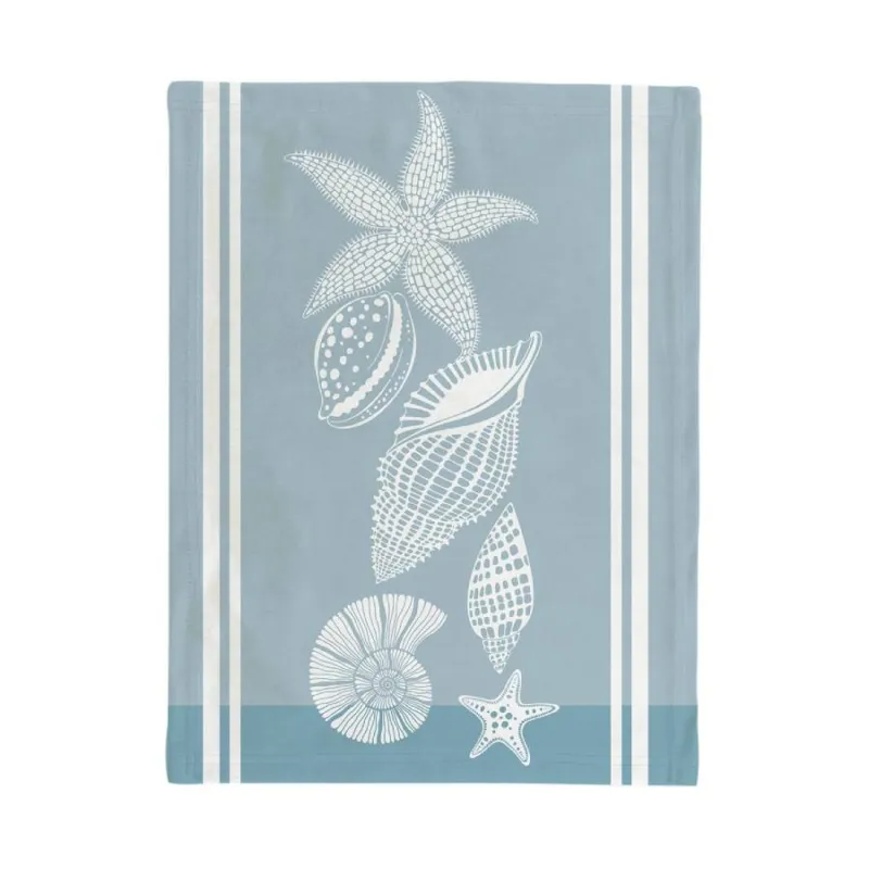 Spedito Oggi CASA ANVERSA Canovaccio poliestere e cotone “Atlantis – azzurro” – 48 x h 70 cm