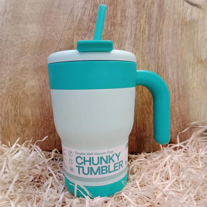 Offerta Del Giorno iTOTAL Tumbler in PP e acciaio inossidabile “Verde pastello” – 420 ml
