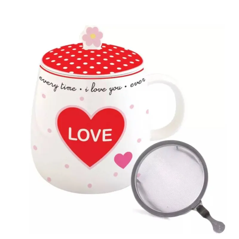 EASY LIFE Infusiera in porcellana “Twist and Match red” – 450 ml Promozione